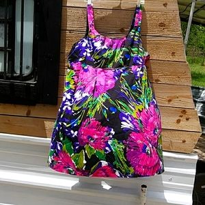 Plus Lane Bryant floral midi dress-4